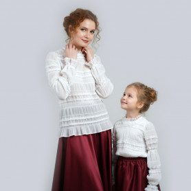 Блуза Ажурная, шифон